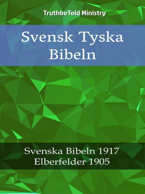 cover image of Svensk Tyska Bibeln